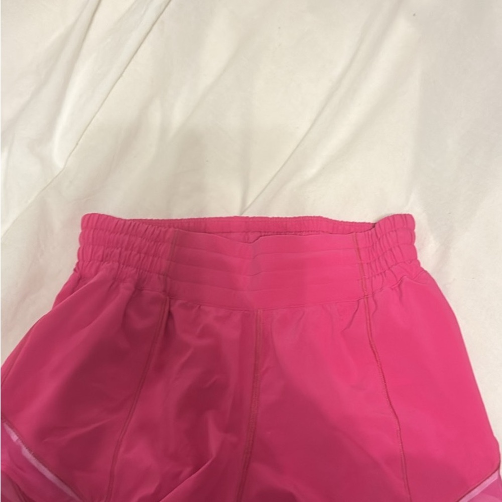 Lululemon Athletica Bright Pink Athletic Shorts